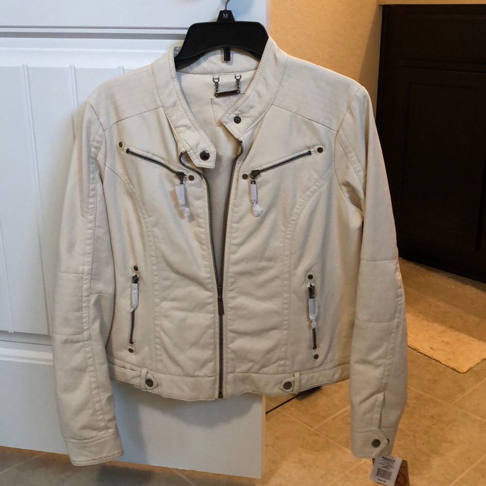 NWT J-2 vegan leather jacket